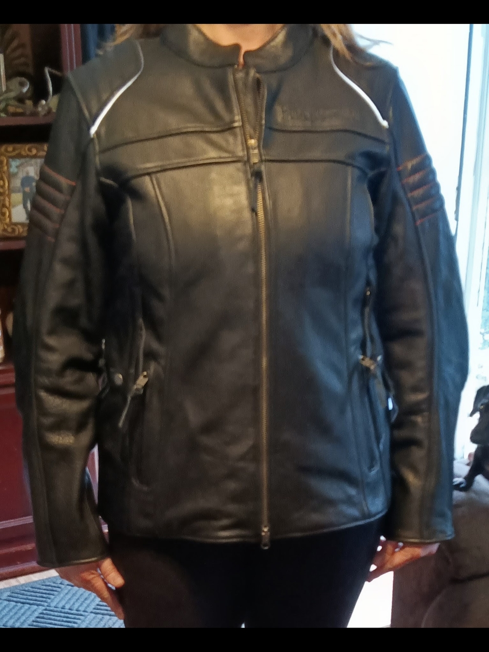Harley Davidson Heather Avenue Triple Vent System Leather Jacket